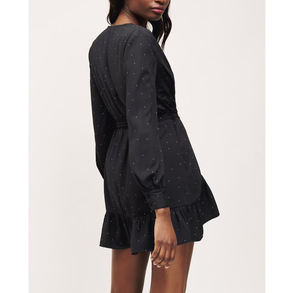 Dynamite Ruffle Wrap Dress - Picture 3 of 8